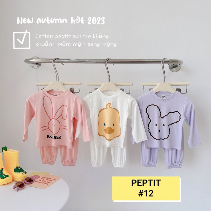 Sét 3bộ bé trai bé gái chất pettin  mềm mịn