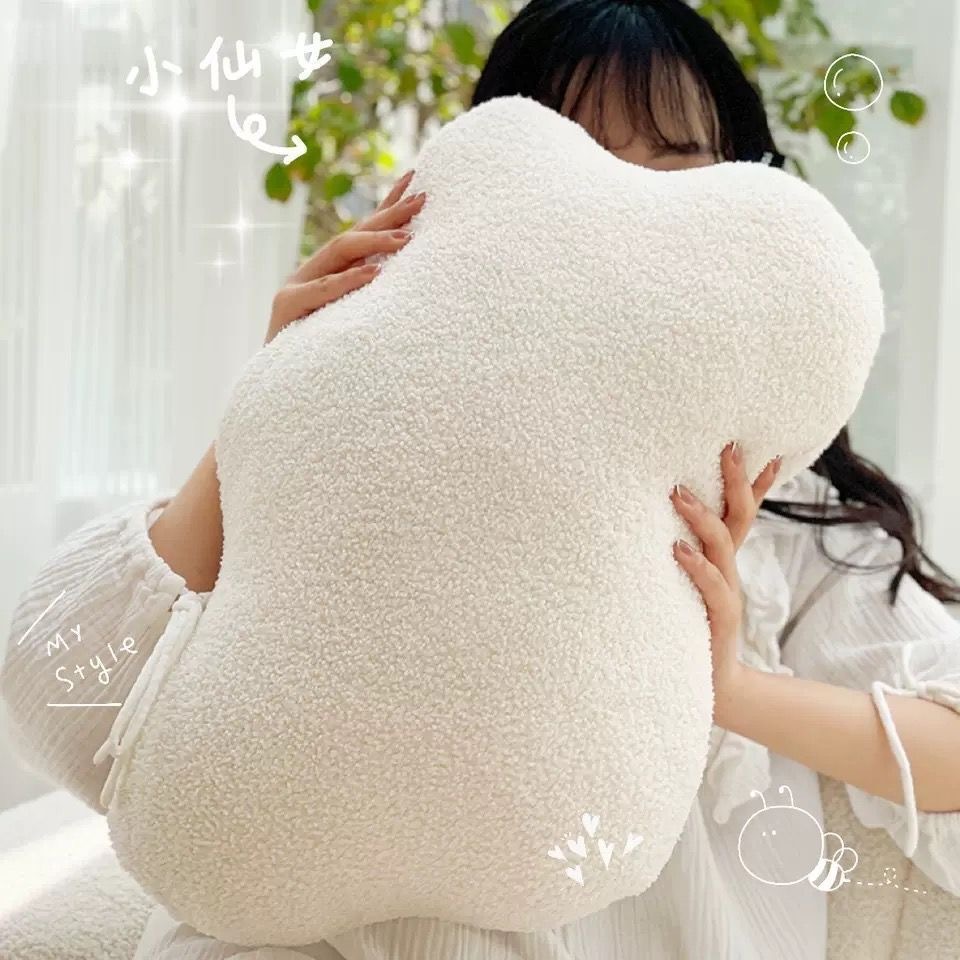 Gối Ôm,Gối Tựa Lưng Mềm Mại Hình Đám Mây Hoạt Hình Dễ Thương,Gối tựa lưng