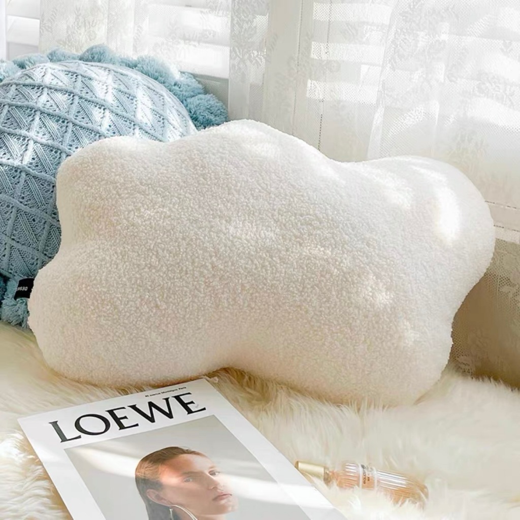 Gối Ôm,Gối Tựa Lưng Mềm Mại Hình Đám Mây Hoạt Hình Dễ Thương,Gối tựa lưng