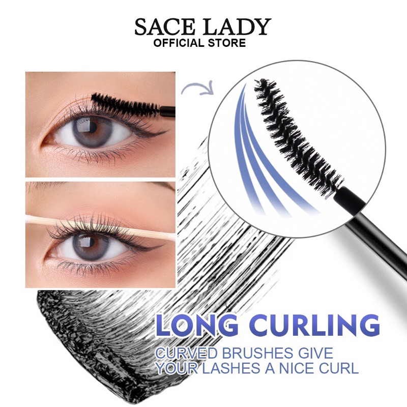 Mascara chống thấm nước chuốt cong dài mi 6g SL348 SACE LADY