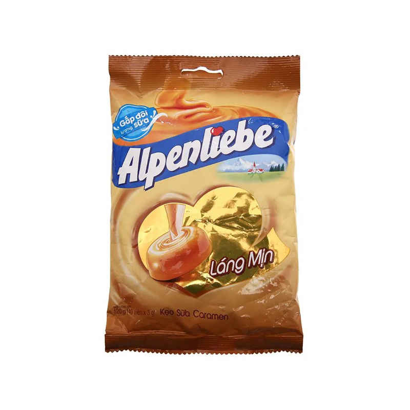 Kẹo Alpenliebe sữa caramen gói 120g
