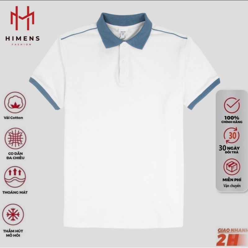 ÁO POLO Nam Cao Cấp HIMENS Tông Màu Trung Tính ,Chất Liệu Thun Cotton USA Siêu Thoáng Mát Thun Cá Sấu🐊🐊.