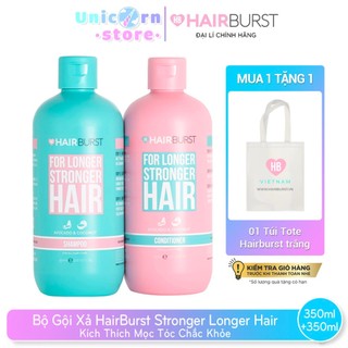 [MUA 1 TẶNG 1] Bộ Gội Xả HairBurst 350ml Kích Thích Mọc Tóc Chắc Khỏe