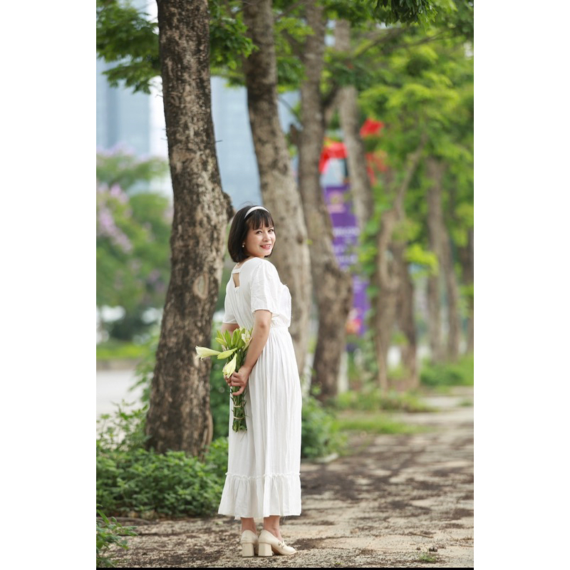 Quần yếm thời trang phối sơ mi siêu xinh không bao gồm áo