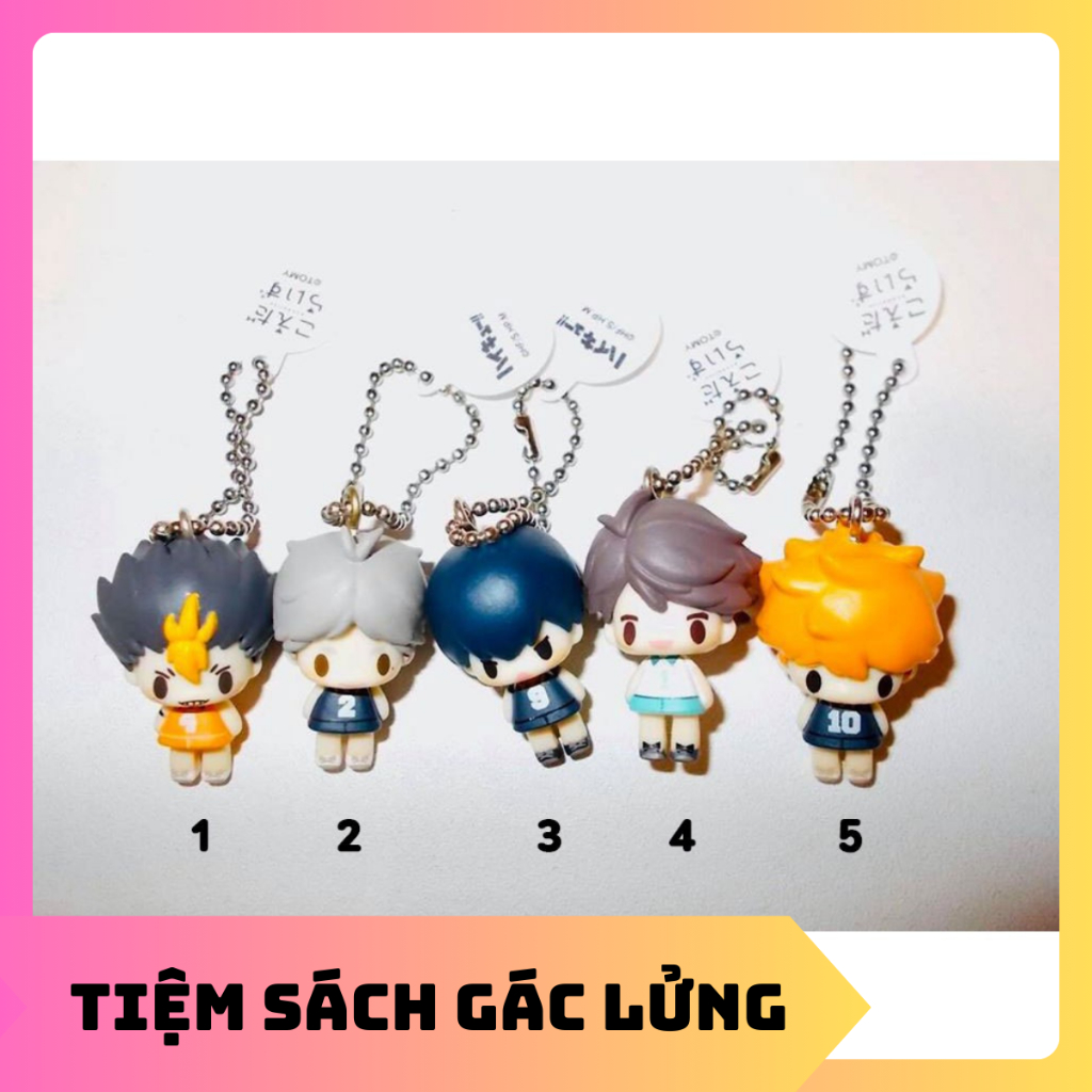 Móc khóa Haikyuu cao khoảng 3,5 cm