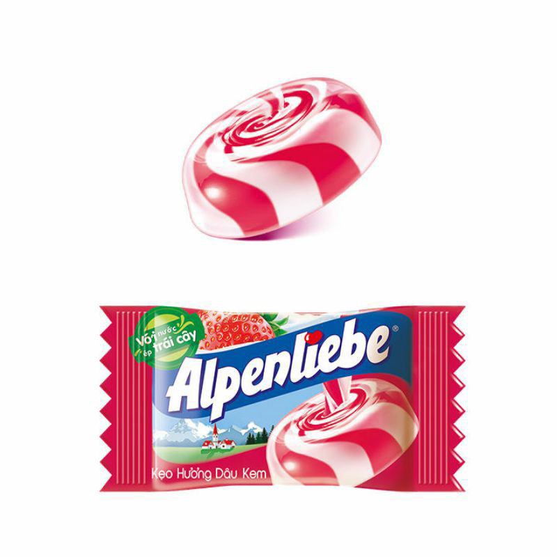 Kẹo Hương Dâu Kem Alpenliebee gói 120g