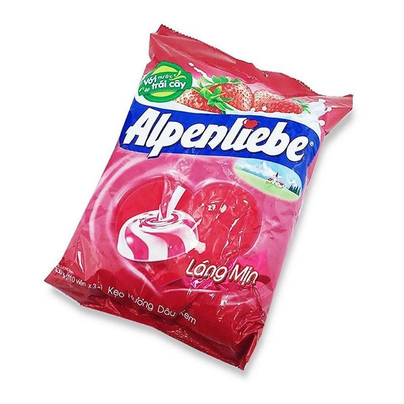 Kẹo Hương Dâu Kem Alpenliebee gói 120g