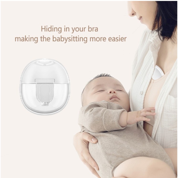 Máy hút sữa rảnh tay không dây NHÀ GẤU MOMCZY32  Hút ÊM Không Đau - Nhỏ Gọn - CHÍNH HÃNG