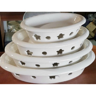  Bát hâm nóng đồ ăn hình bầu dục KT 40x25cm 