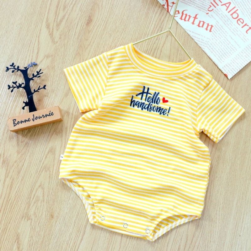 Body cộc tay sơ sinh Bunny chất thun cotton cho bé 4-10kg