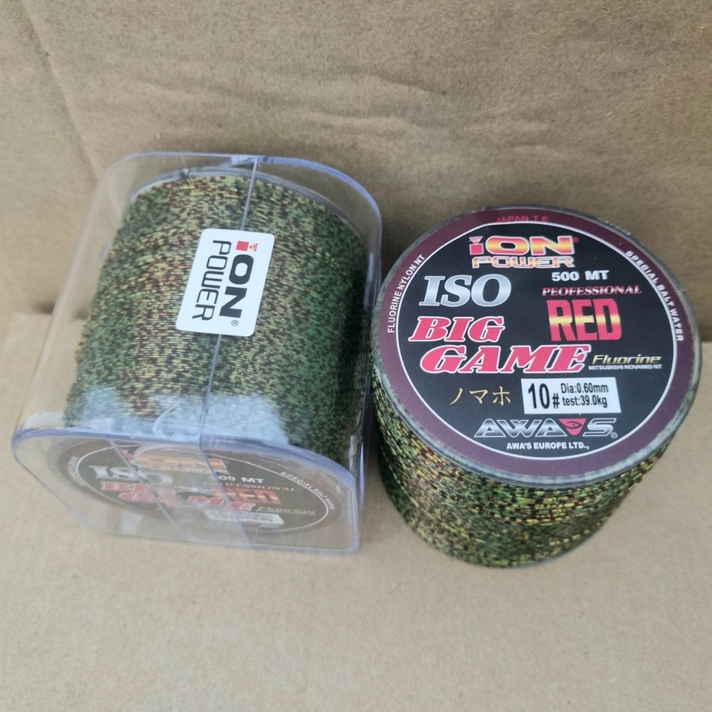 Cước câu cá ion power 3D 300m,500m tàng hình siêu hot