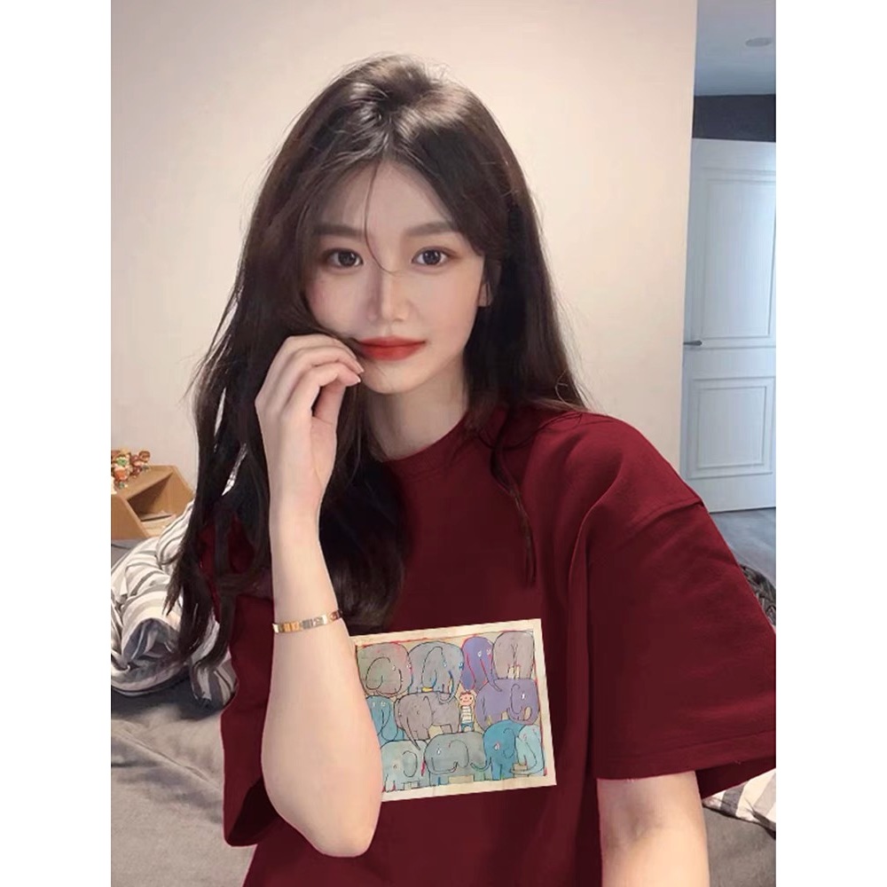 Áo Thun Baby Tee Croptop Tay Ngắn Dáng Ôm Vải Cotton In Họa Tiết Thời Trang Mùa Hè Cho Nữ MA116