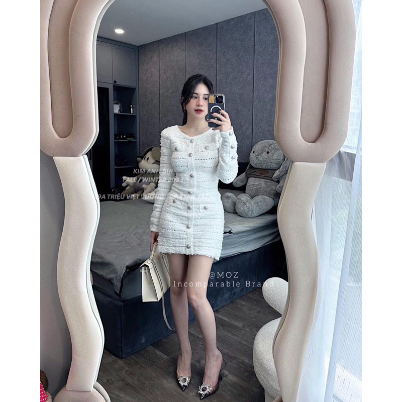 Set Váy Len Khuy Siêu Hot