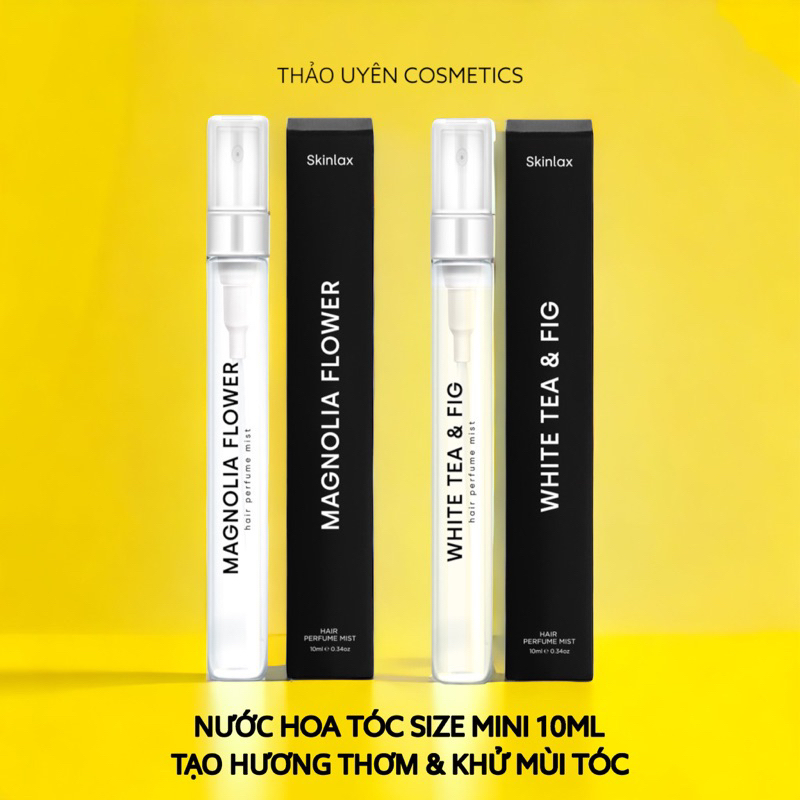 Nước Hoa Tóc Hương Thơm Tự Nhiên Chai Nhỏ Tiện Dụng Skinlax 10ml