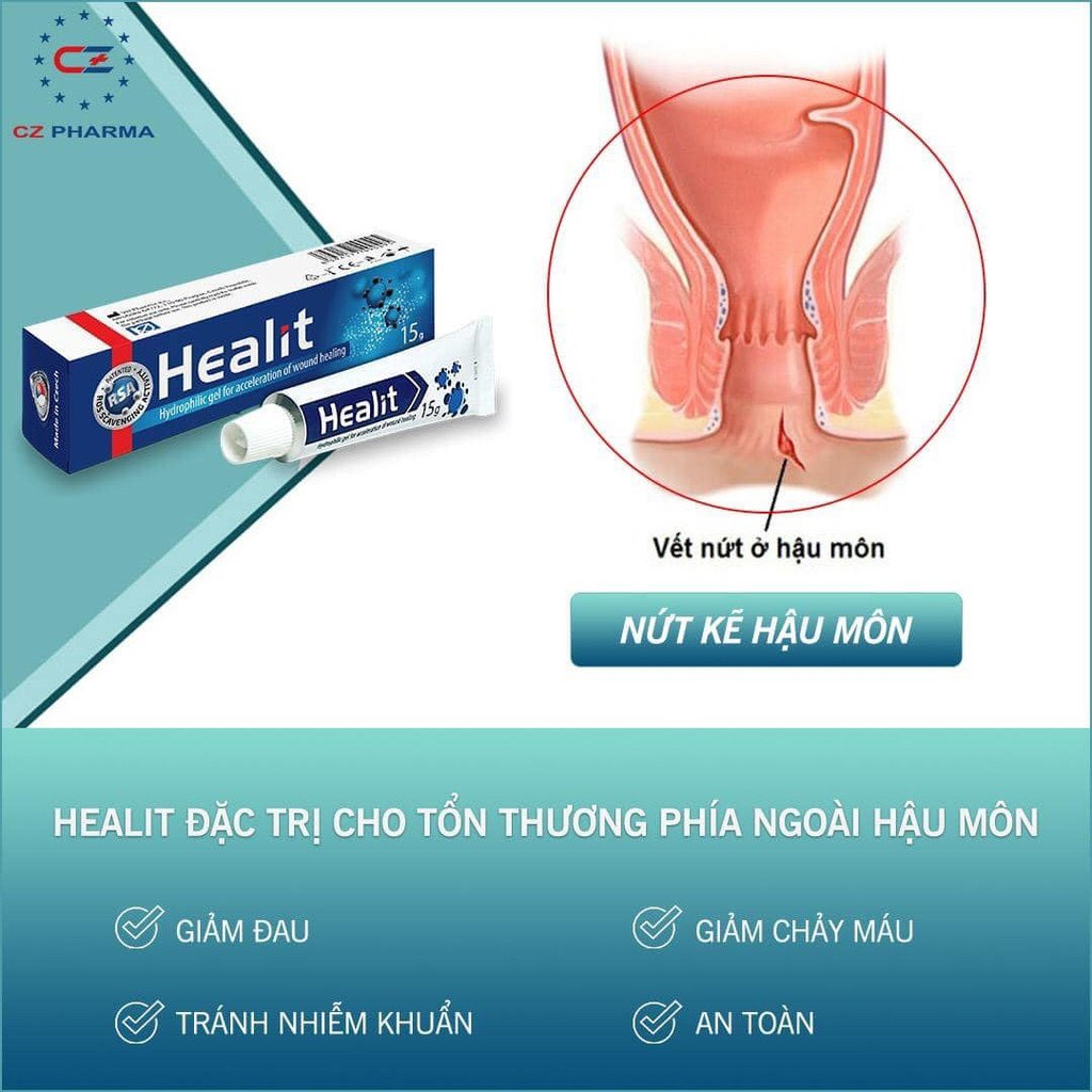 HEALIT - Gel bôi vết thương hở, giúp lành thương nhanh, hạn chế sẹo xấu Healit 5g Healit 15g
