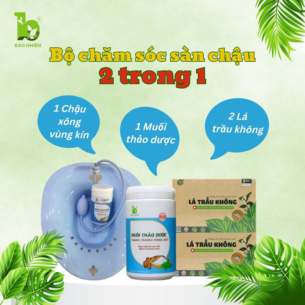 Muối thảo dược xông vùng kín 350gr Bảo Nhiên date 2025