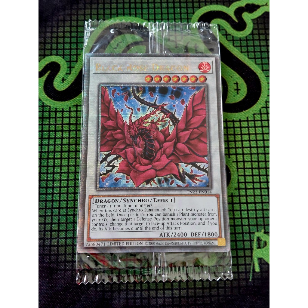 Thẻ Bài Yugioh Monster Black Rose Dragon - TN23-EN014 - Quarter Century