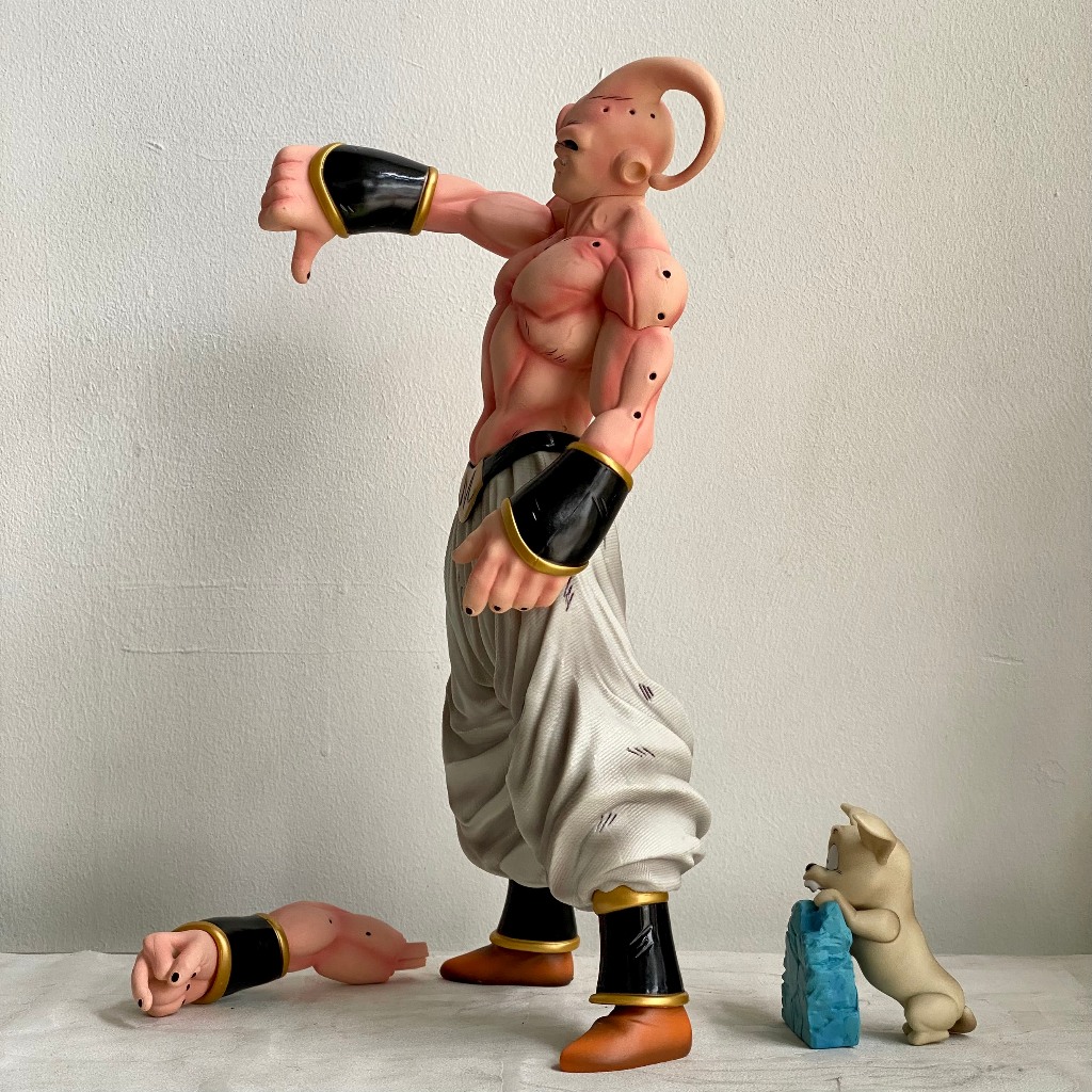 Mô hình super Buu cực ngầu cao 34.5Cm - Mô hình majin buu super buu kèm 2 tay thay thế và phụ kiện - Majin Buu