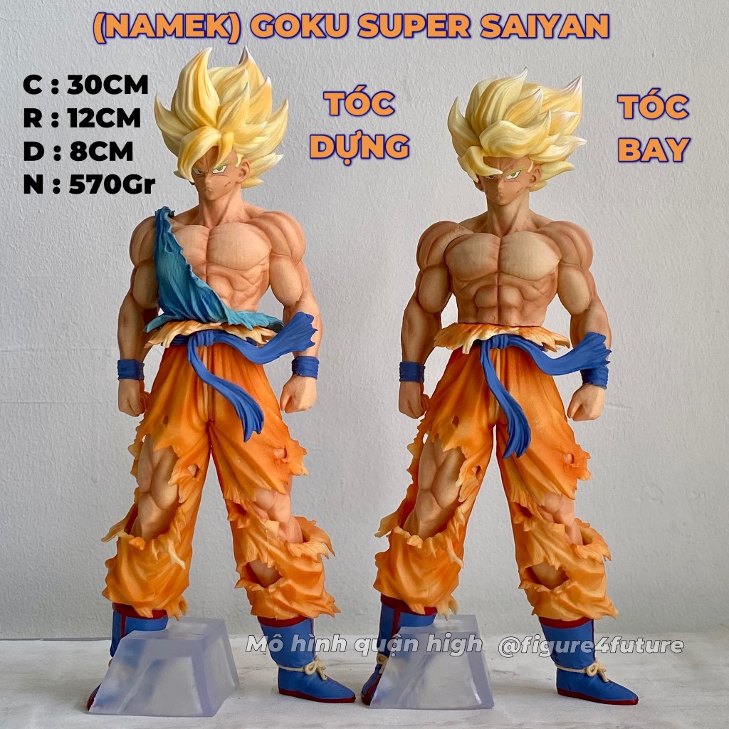 Mô hình Son Goku super saiyan 1  30Cm - Mô hình goku infinite studioF1 cao 30CM - Dragonball goku