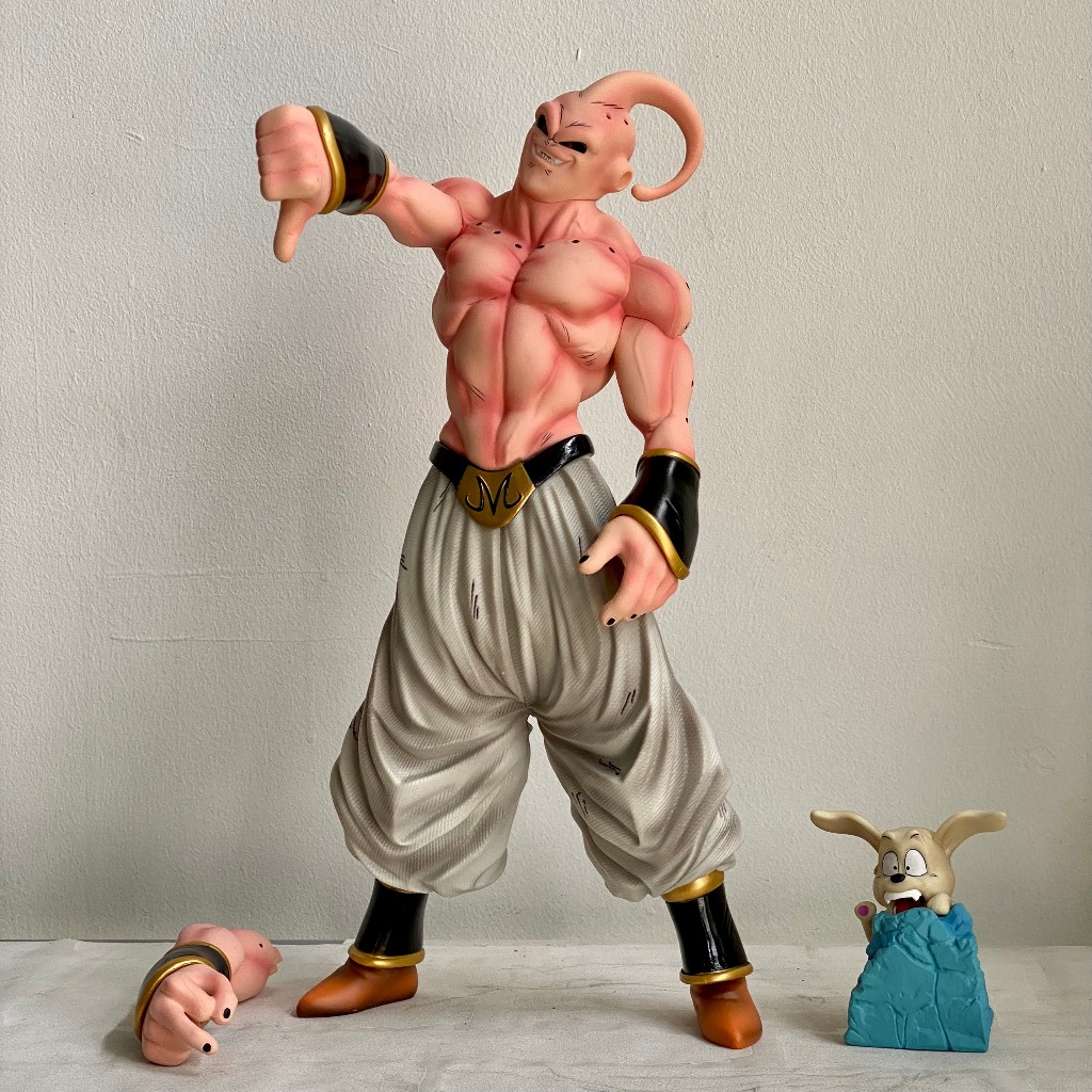 Mô hình super Buu cực ngầu cao 34.5Cm - Mô hình majin buu super buu kèm 2 tay thay thế và phụ kiện - Majin Buu