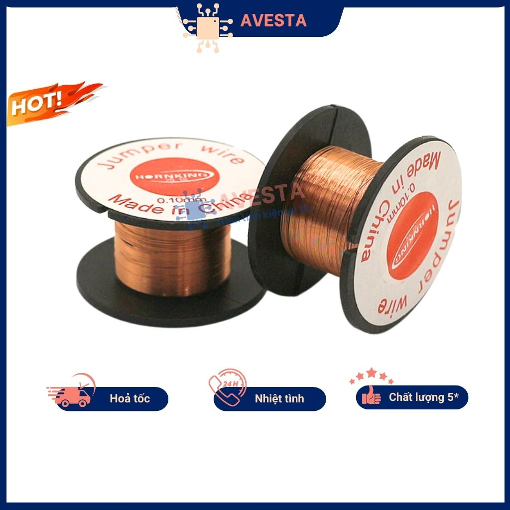 Dây đồng nối mạch câu mạch 1 lõi nhỏ 0.1mm chính hãng avesta