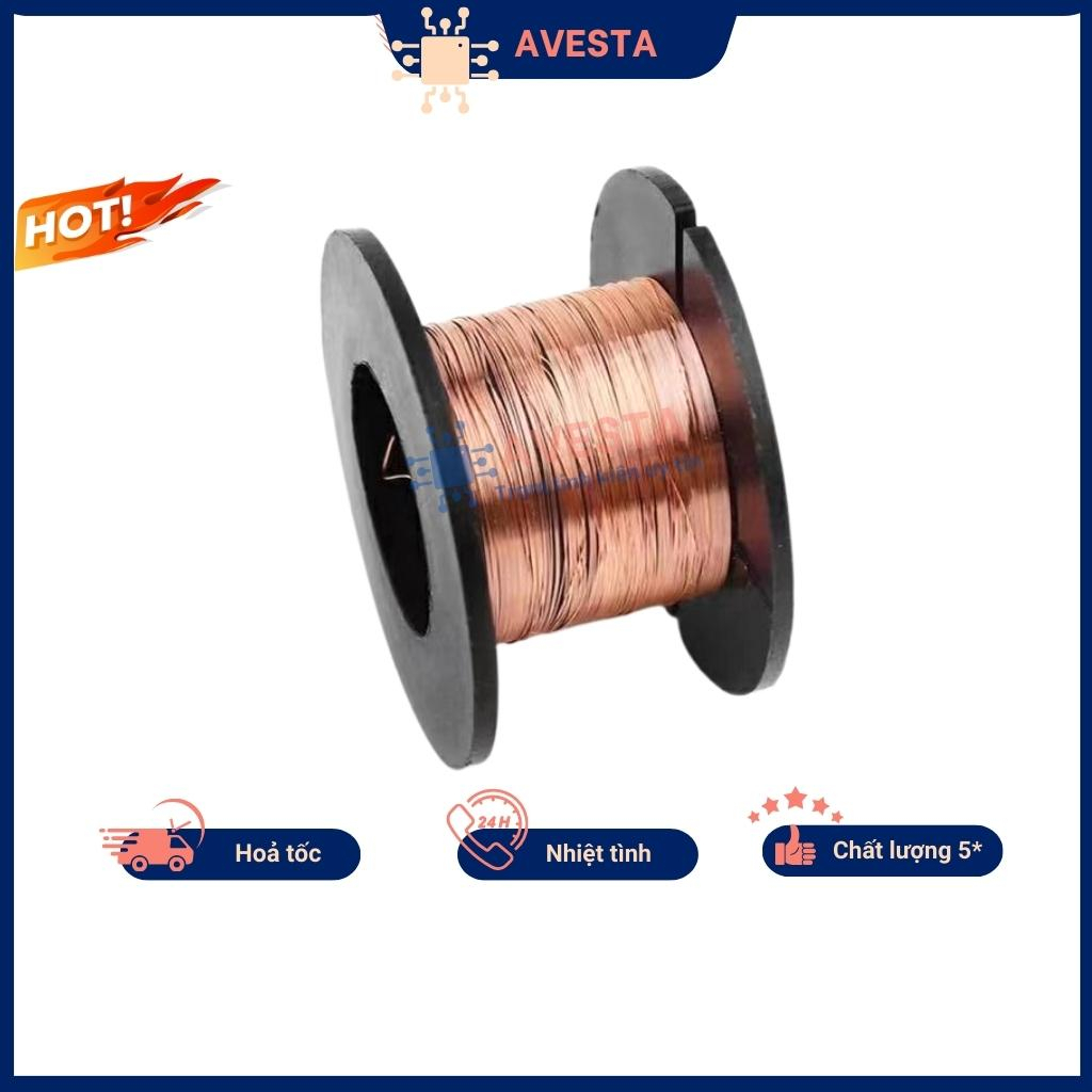 Dây đồng nối mạch câu mạch 1 lõi nhỏ 0.1mm chính hãng avesta