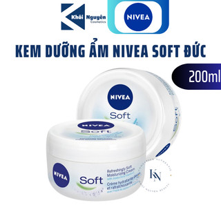 Kem dưỡng ẩm nivea soft crème kem dưỡng làm mềm da đức hũ 200ml