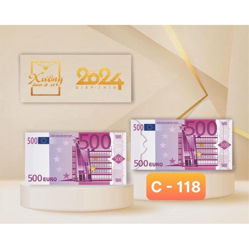 Bộ 10 Bao Lì Xì Tiền Đô La Phong Cách Sang Trọng, Phù Hợp Cho Ngày Tết/Quà Biếu