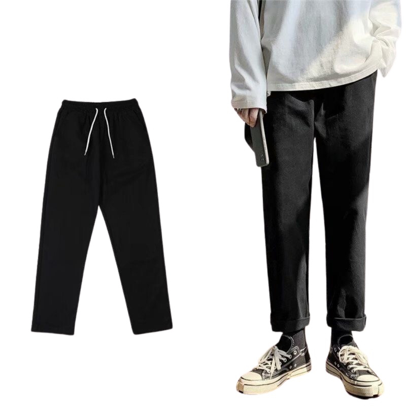 Quần baggy kaki unisex nam nữ phong cách trẻ trung năng động