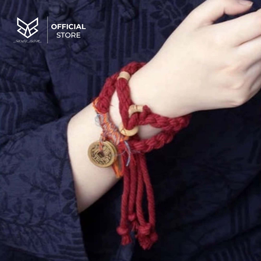 VÒNG TAY ĐỒNG XU NGŨ ĐẾ MAY MẮN