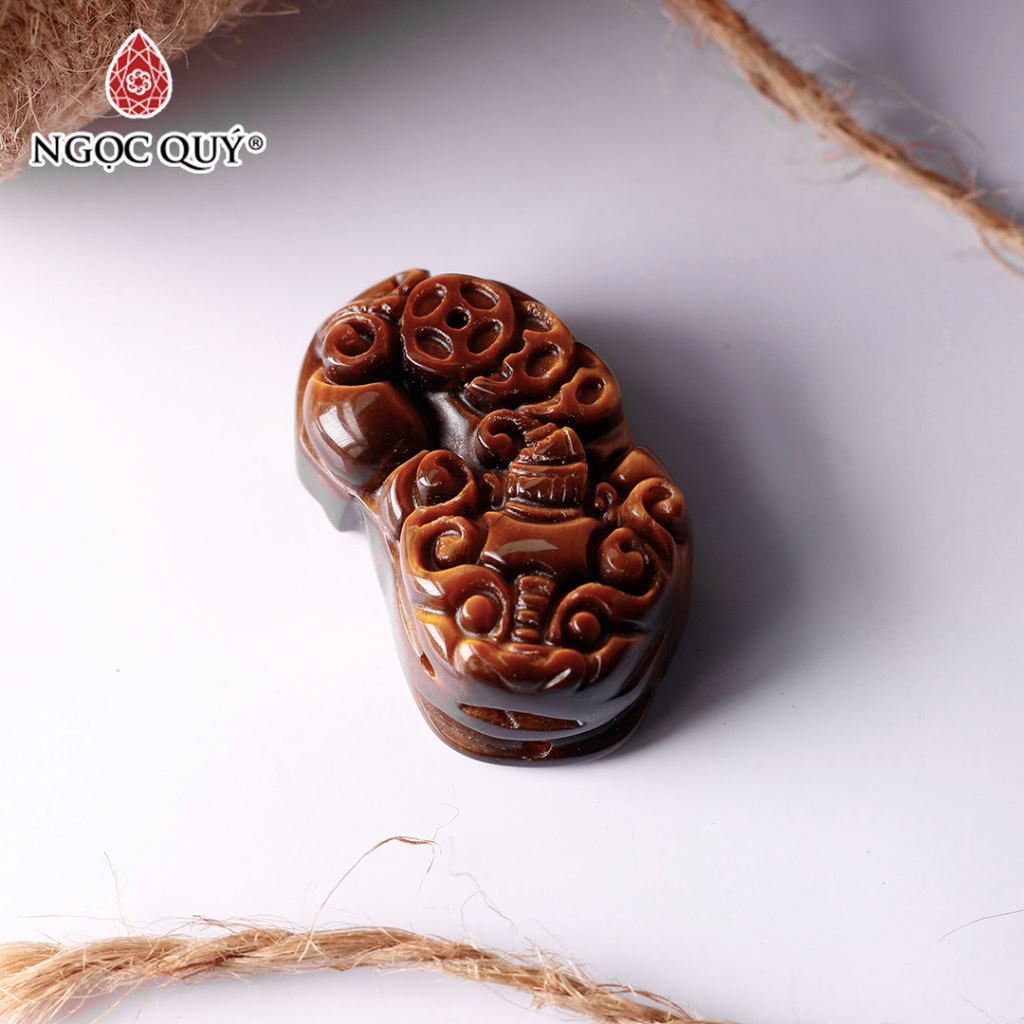 Charm đá tỳ hưu đá thiên nhiên làm vòng tay, mặt dây chuyền, móc khóa  - Ngọc Quý