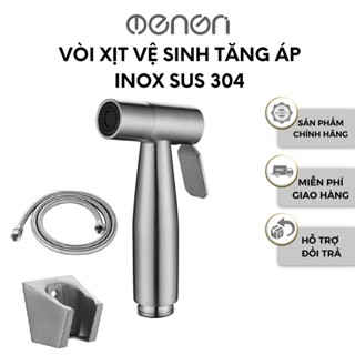 Vòi Xịt Vệ Sinh Tăng Áp INOX 304 Có Kèm Dây 1m5 Dễ Dàng Tháo Lắp Và Thay Thế - OENON