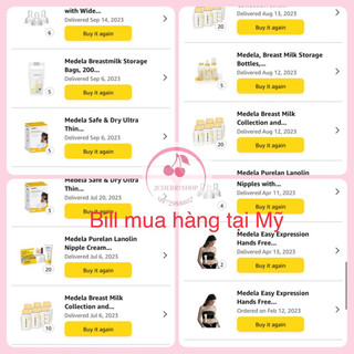 Bộ núm ty, cổ vòng, nắp Medela S M (Air Us)