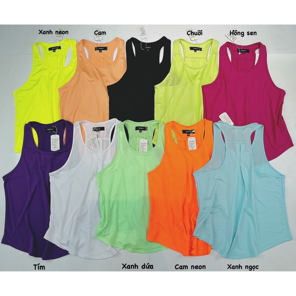 Áo tank lưới mè