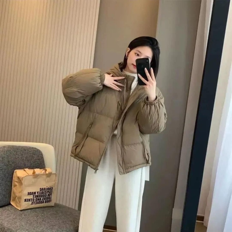 Áo phao nữ đại hàn dáng vừa