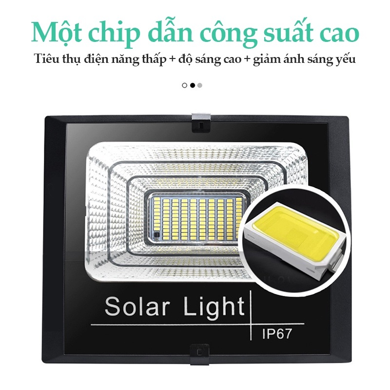 Đèn năng lượng mặt trời sân vườn 1000w,đèn pha led vỏ nhôm chống nước 100W 500W thời gian sáng kéo dài 12 giờ,BH 12Tháng
