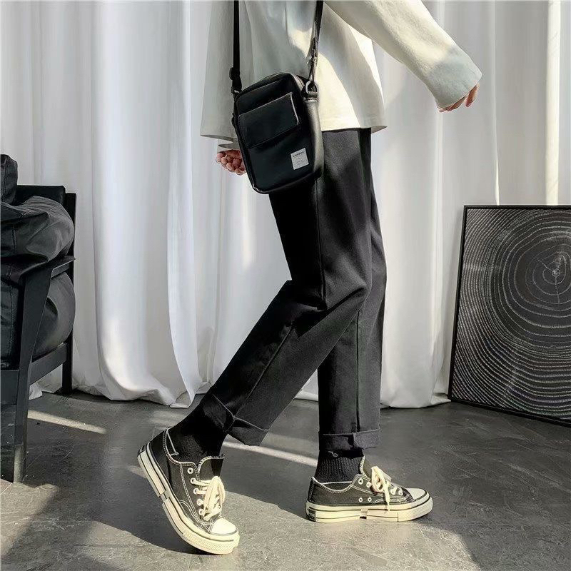 Quần baggy kaki unisex nam nữ phong cách trẻ trung năng động