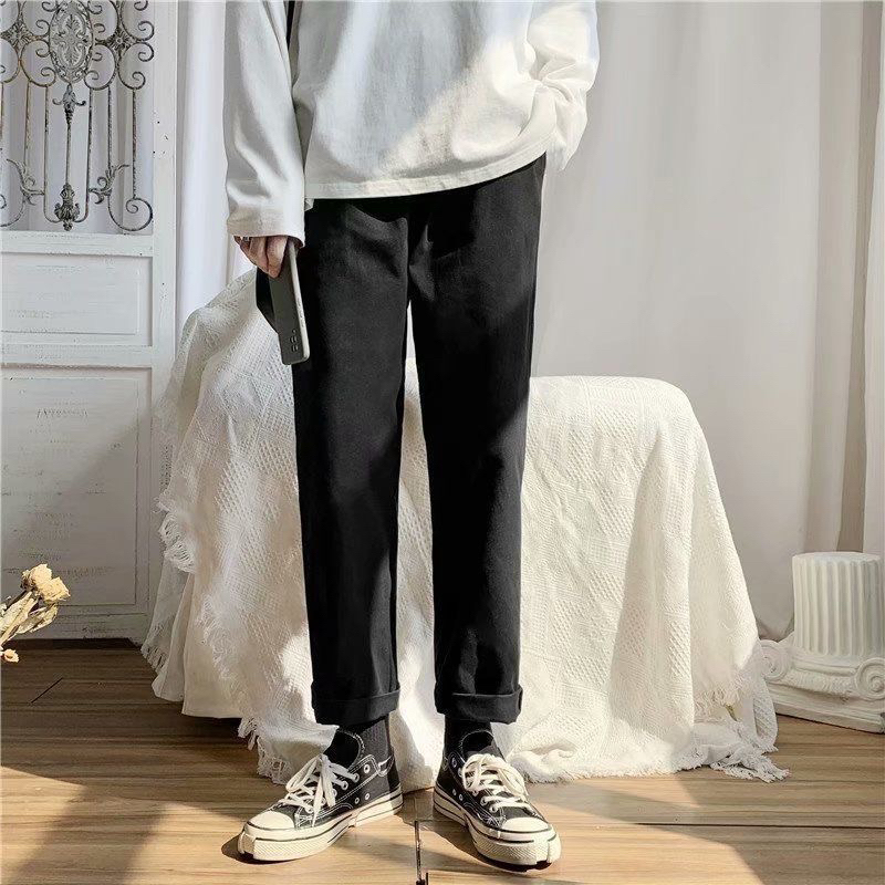 Quần baggy kaki unisex nam nữ phong cách trẻ trung năng động