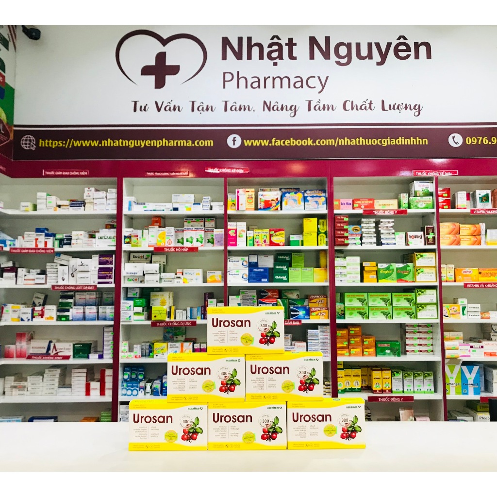 Viên uống giảm viêm đường tiết niệu UROSAN hộp 30 viên - Hỗ trợ tiểu đêm, tiểu buốt, giảm viêm bàng quang