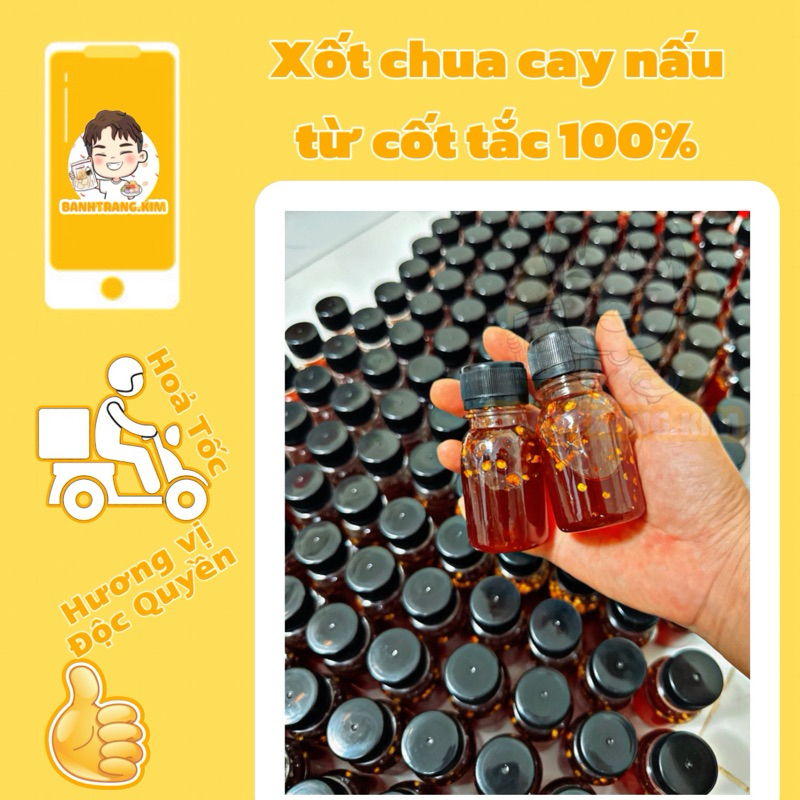Xốt chua cay nấu từ nước cốt tắc