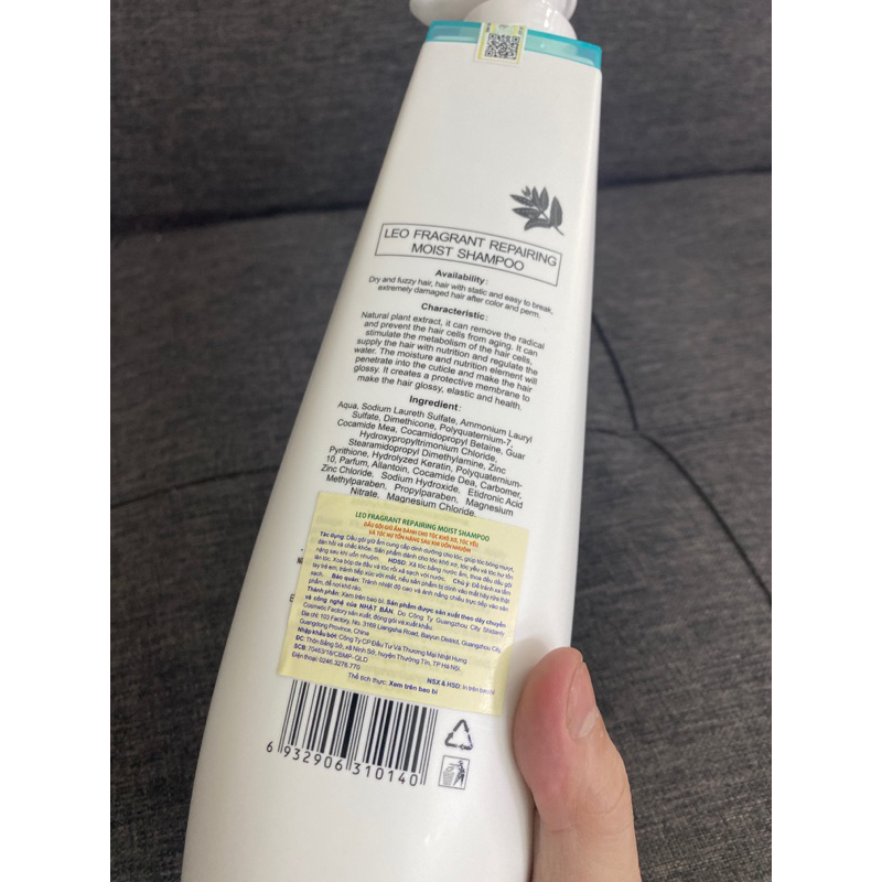 Dầu Gội Cặp PROSEE LEO - Dầu Cặp Chính Hãng, Bộ Gội Xả Dưỡng Chất Thiên Nhiên Phục Hồi Tóc Hư Tổn 800ml