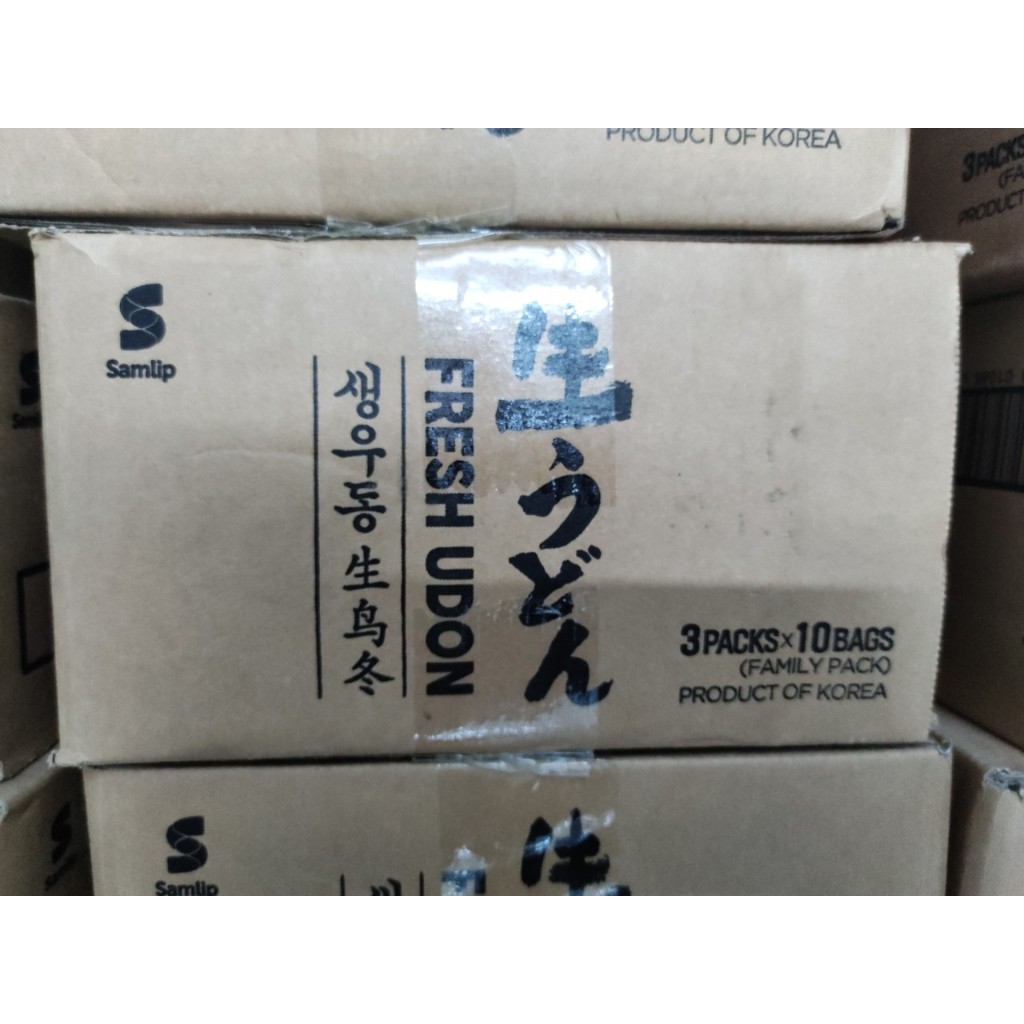 Thùng 30 gói mì udon  - 삼립 생 우동