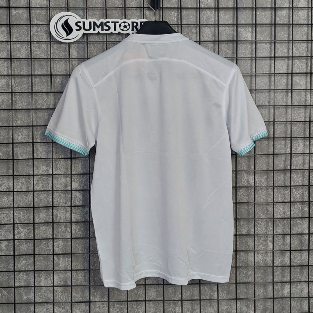 Bộ Áo Đá Bóng Không Logo RK Jaikaro Trắng - Áo Thể Thao Cho Cả Nam Nữ