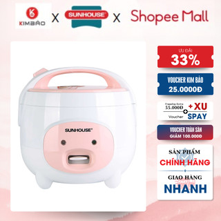Nồi cơm điện 1.2l sunhouse shd8217w