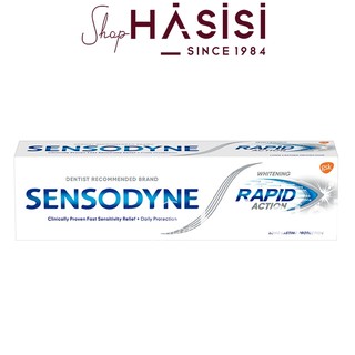 Kem đánh răng làm trắng răng sensodyne - rapid action whitening 100g