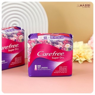Băng vệ sinh Hàng Ngày CAREFREE - Super Dry 40 Liners- 40 Miếng