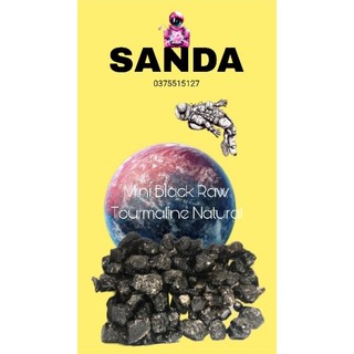 Black tourmaline size mini 3-4cm thiên nhiên sưu tầm