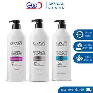 Dầu Gội Dầu Xả Kerasys Cao Cấp Hàn Quốc 600ml Cho Tóc Hư Tổn Bồng Bềnh Mềm Mượt