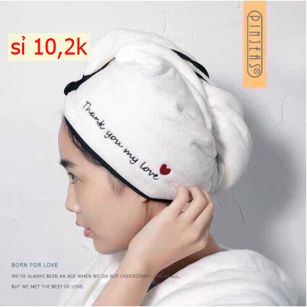 Khăn cuốn tóc thấm nước loại dày (kr2)