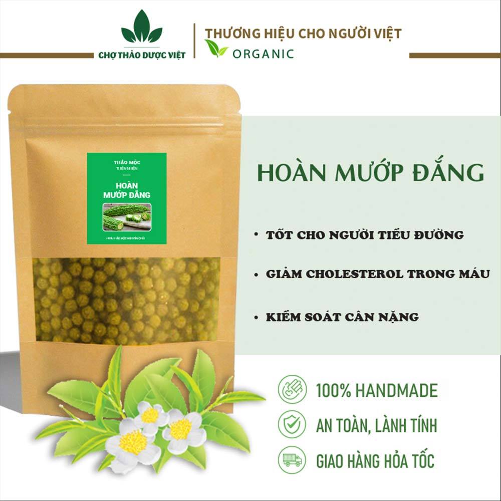 Mướp đắng ( Khổ qua) hoàn thô handmade 300g - Chợ Thảo Dược Việt
